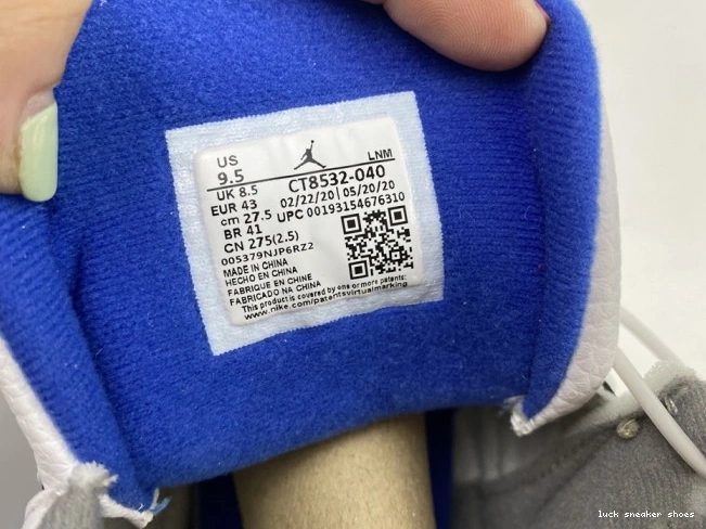 Rep LUCY Retro 3 Blue Air White Jordan CT8532-040 0815